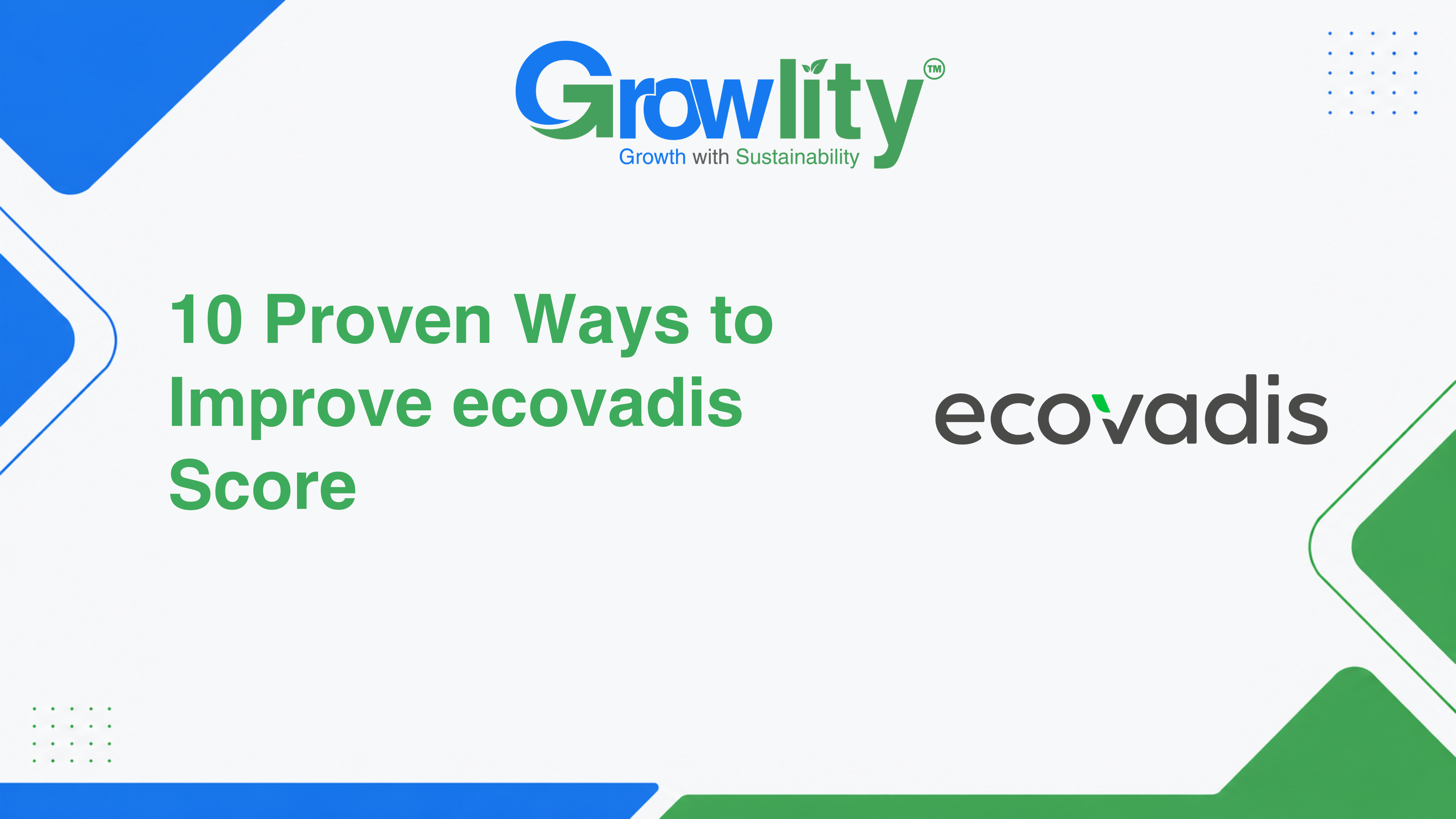 improve ecovadis score