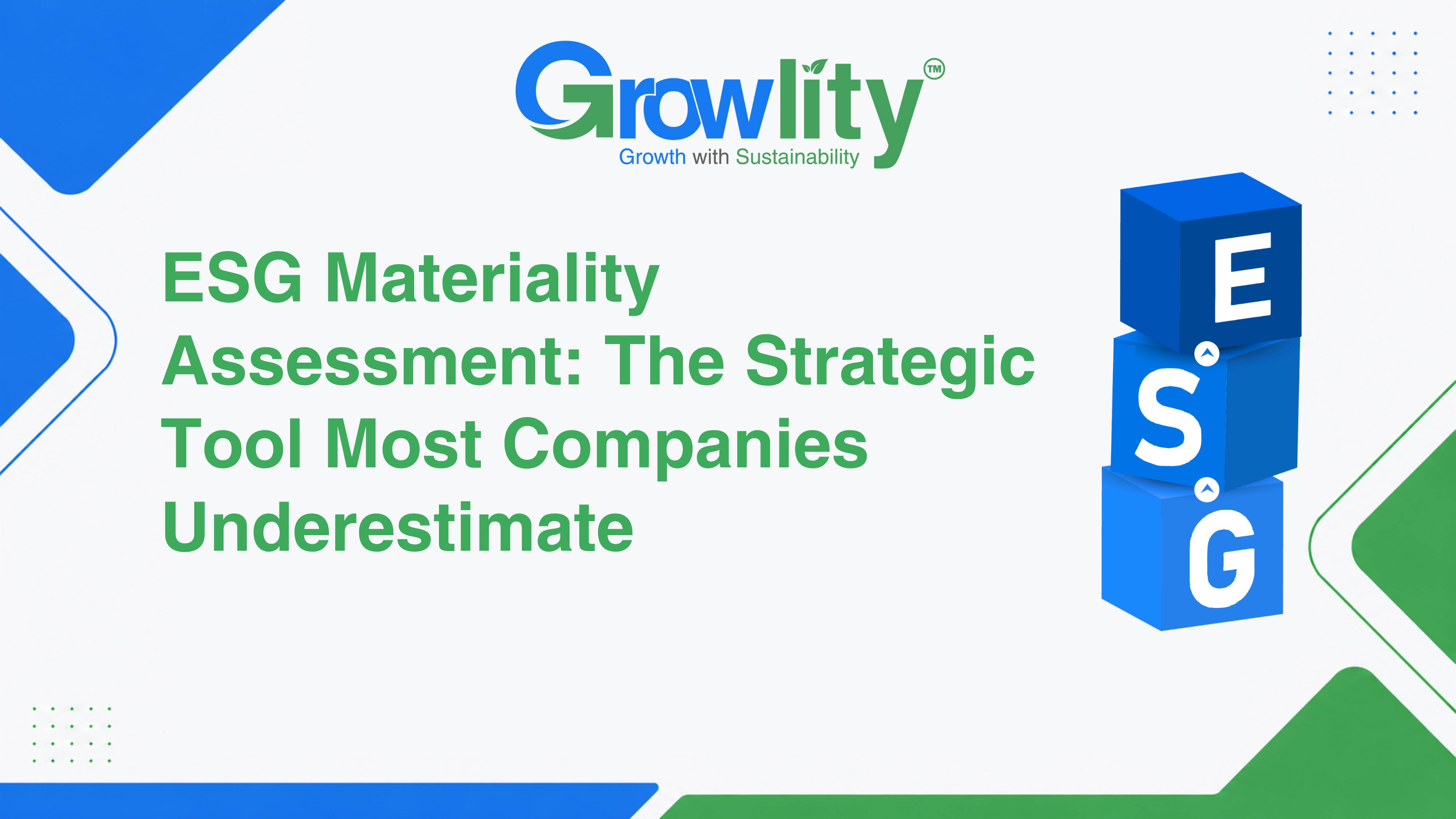 ESG Materiality Assessment
