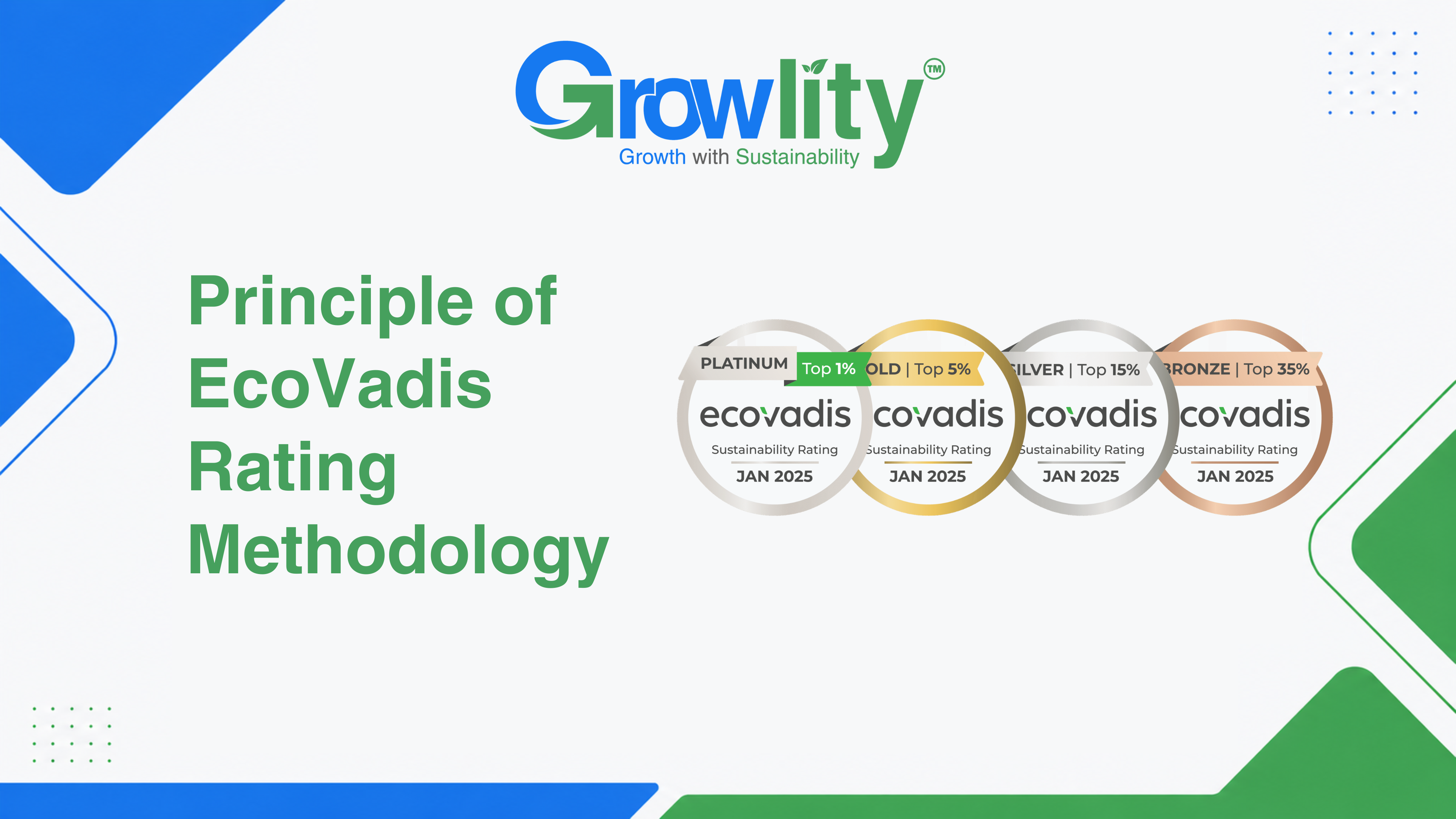 Principles of EcoVadis Rating Methodology