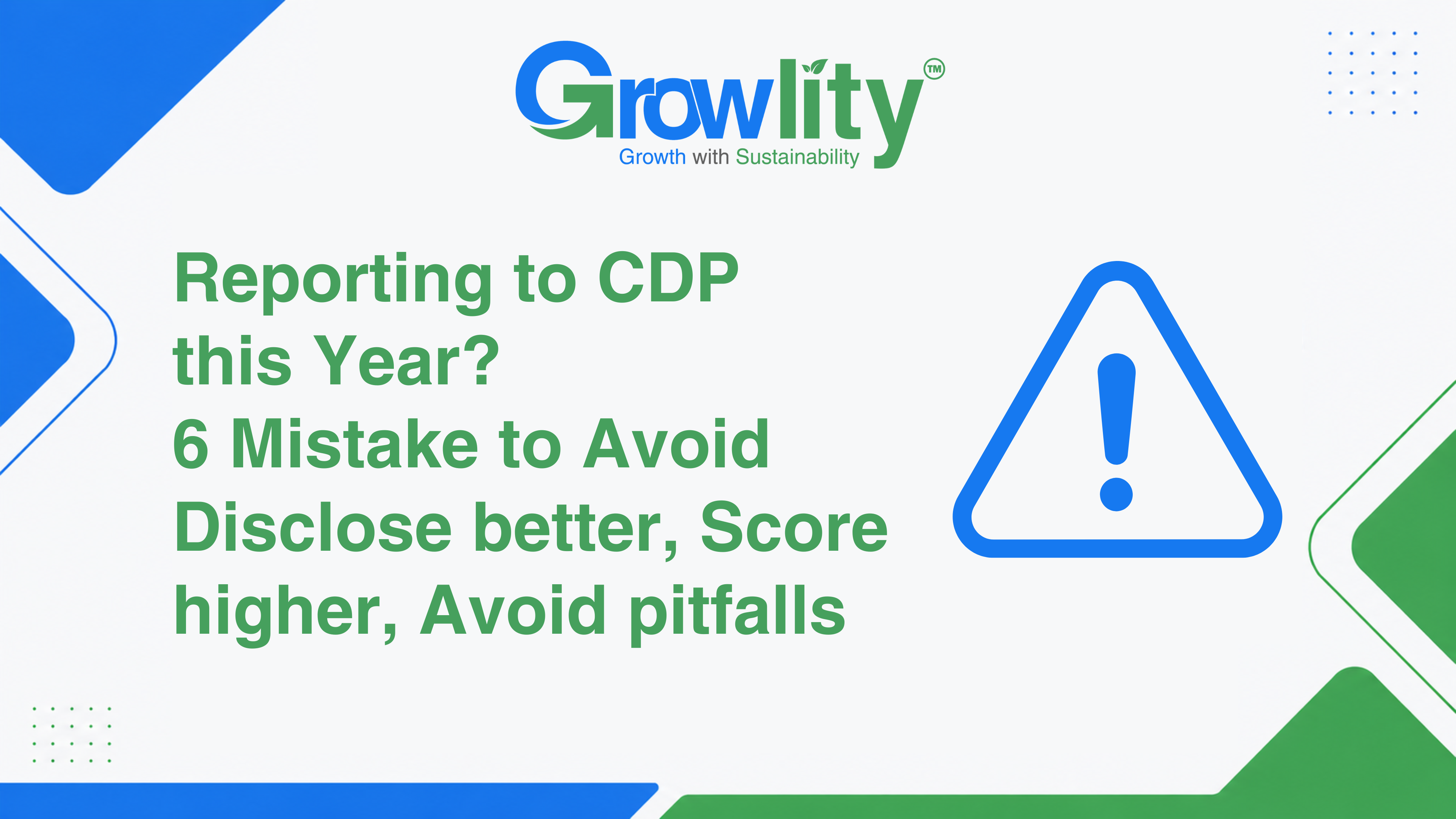 Reporting to CDP This Year? Avoid These 6 Costly Mistakes