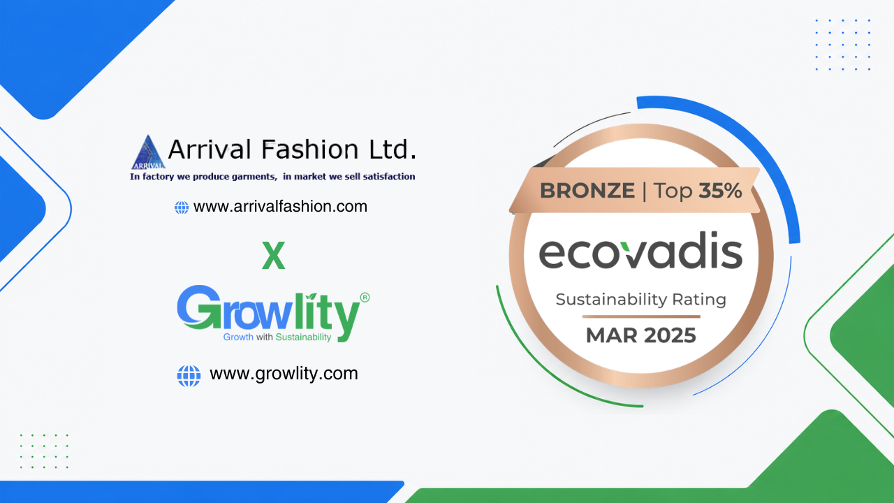 Arrival Fashion EcoVadis Bronze Medal