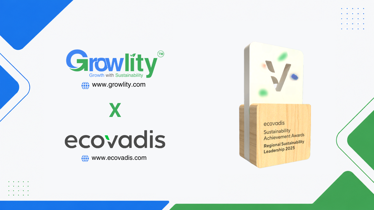Growlity 2025 EcoVadis Regional Sustainability Leadership Award Americas