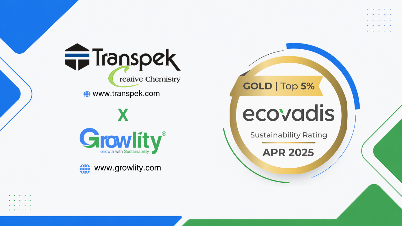 Transpek EcoVadis Gold Medal